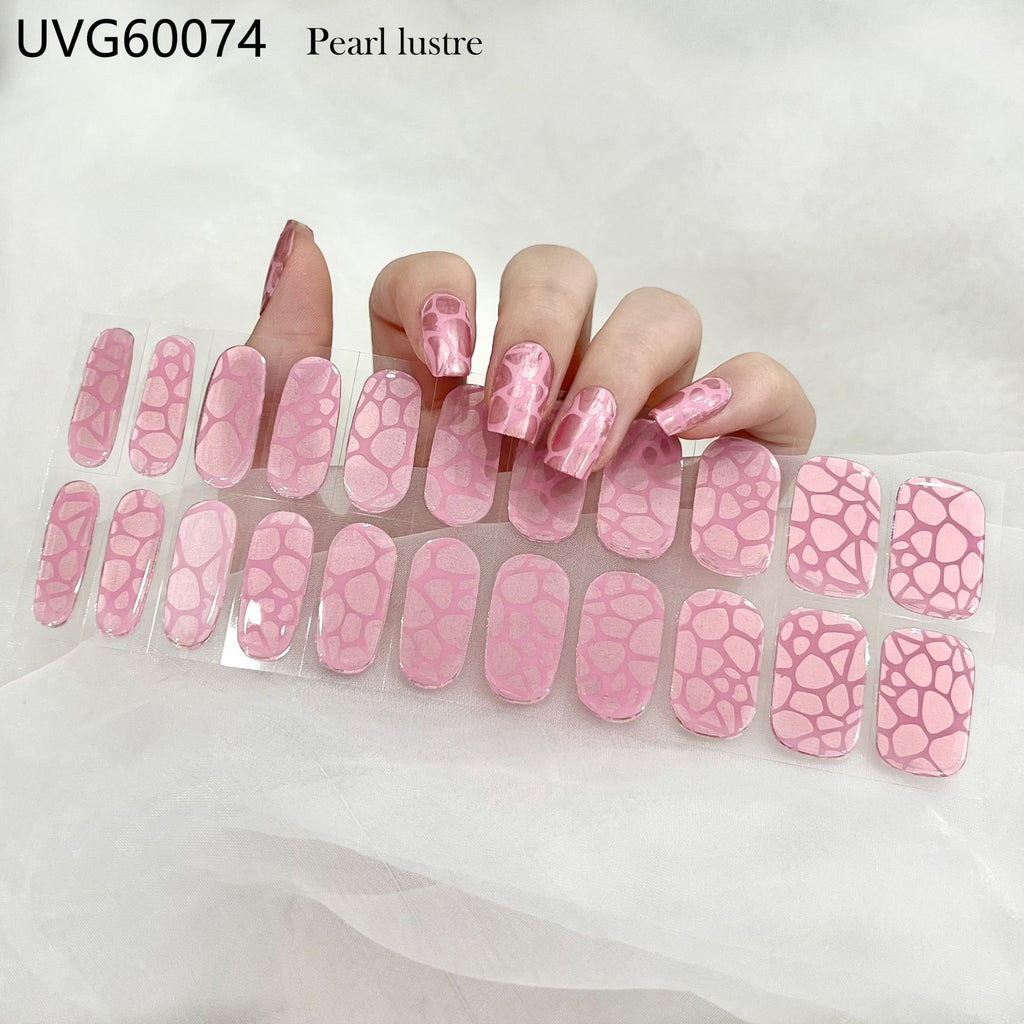 UV Gel Nail Sticker Semi-cured Semi-baked UV Nail Beauty Patch