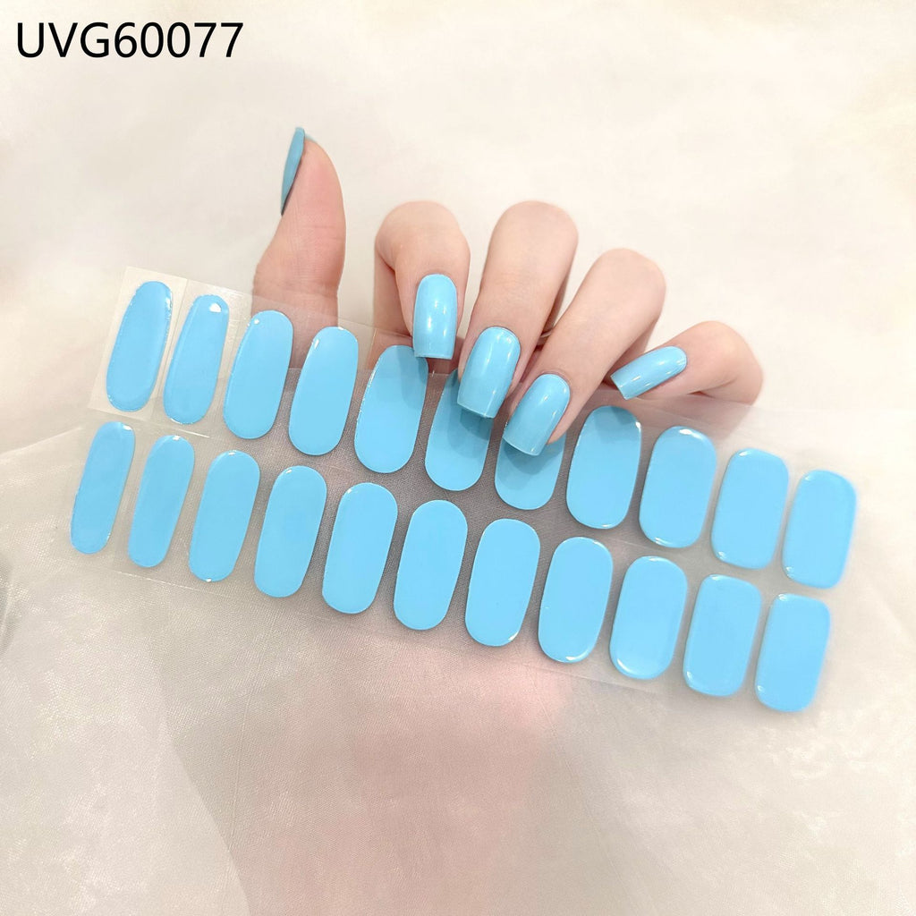UV Gel Nail Sticker Semi-cured Semi-baked UV Nail Beauty Patch
