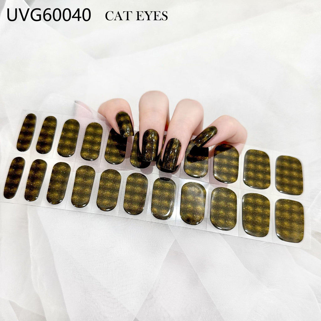 UV Gel Nail Sticker Semi-cured Semi-baked UV Nail Beauty Patch