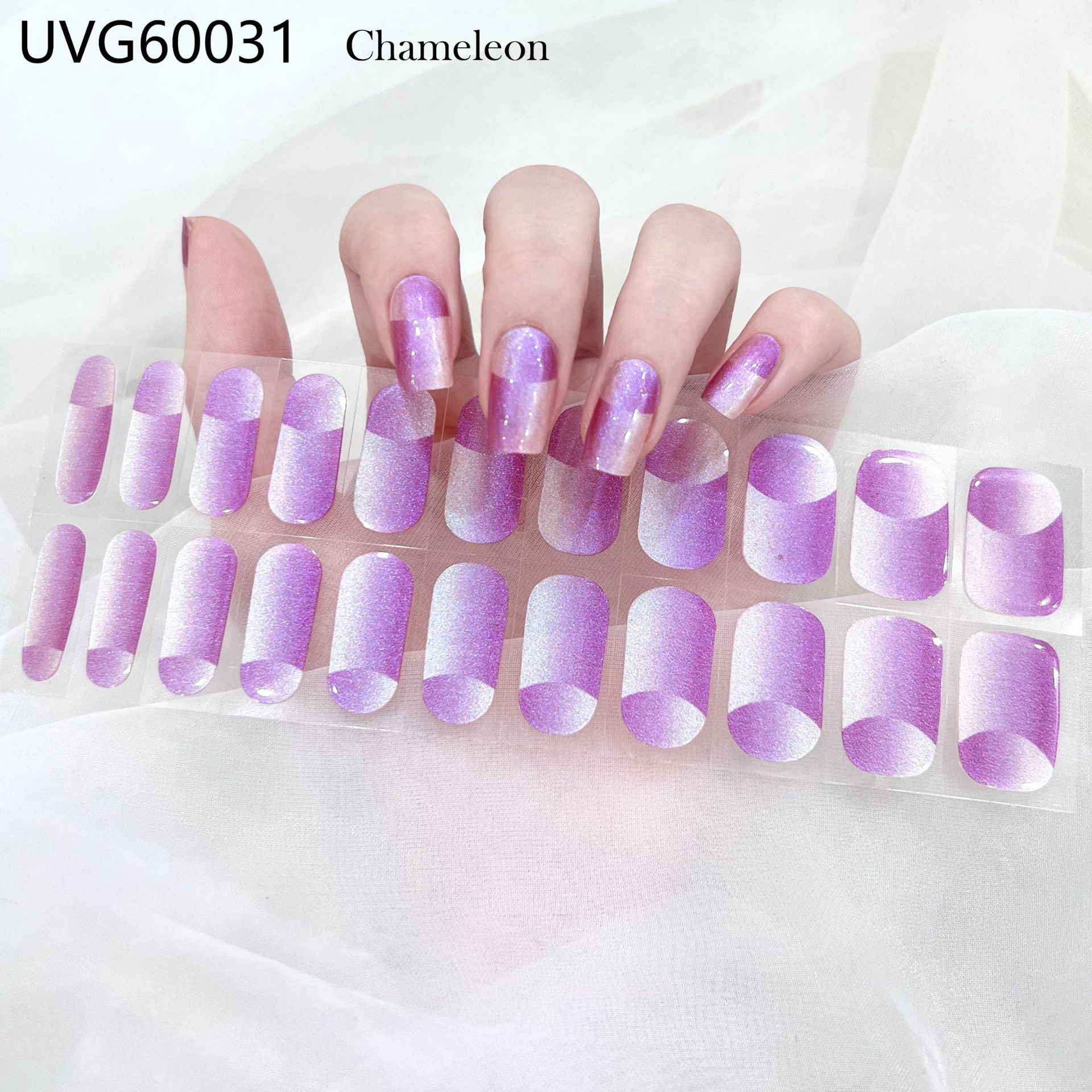 UV Gel Nail Sticker Semi-cured Semi-baked UV Nail Beauty Patch
