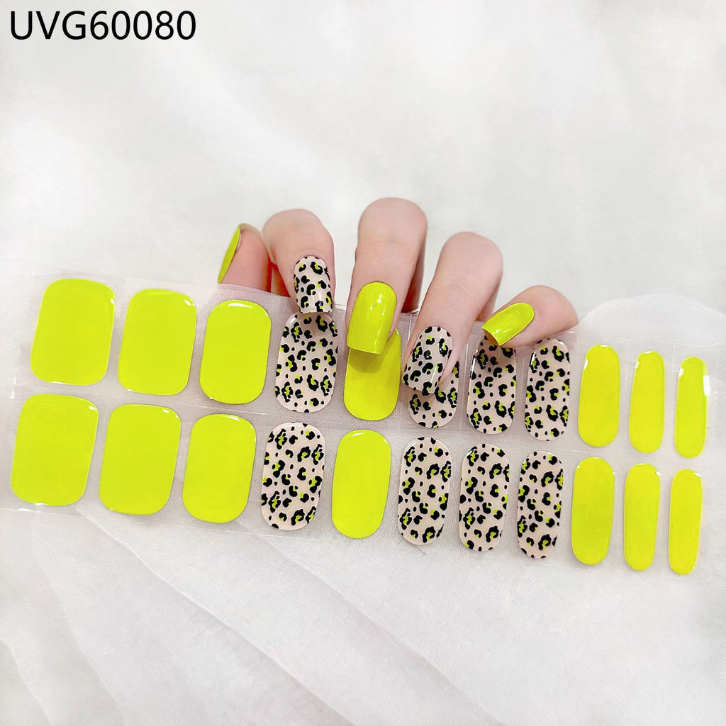 UV Gel Nail Sticker Semi-cured Semi-baked UV Nail Beauty Patch