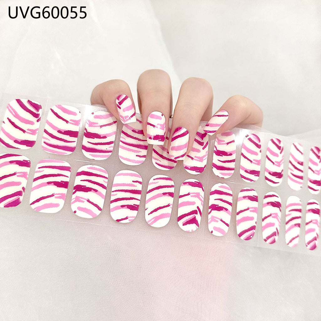 UV Gel Nail Sticker Semi-cured Semi-baked UV Nail Beauty Patch