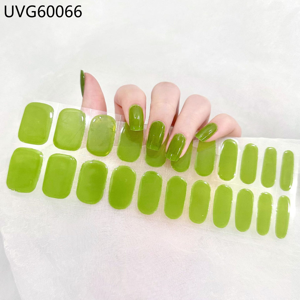 UV Gel Nail Sticker Semi-cured Semi-baked UV Nail Beauty Patch