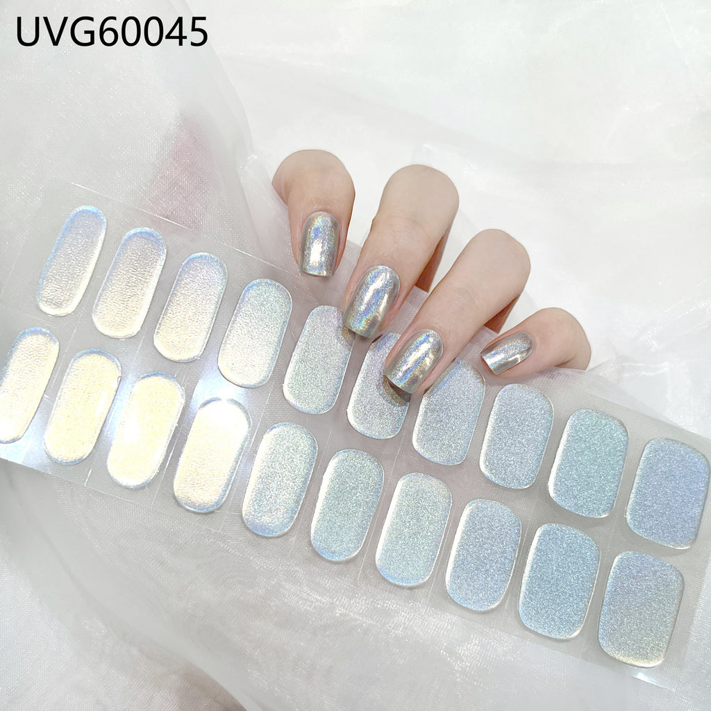 UV Gel Nail Sticker Semi-cured Semi-baked UV Nail Beauty Patch
