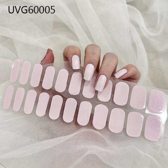 UV Gel Nail Sticker Semi-cured Semi-baked UV Nail Beauty Patch