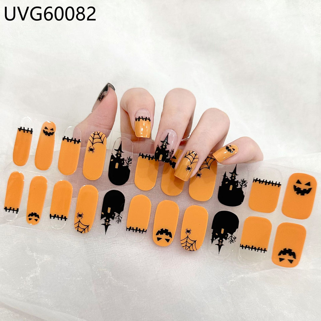 UV Gel Nail Sticker Semi-cured Semi-baked UV Nail Beauty Patch