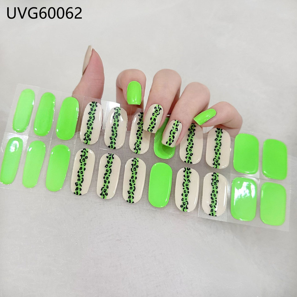 UV Gel Nail Sticker Semi-cured Semi-baked UV Nail Beauty Patch