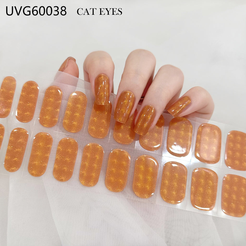 UV Gel Nail Sticker Semi-cured Semi-baked UV Nail Beauty Patch