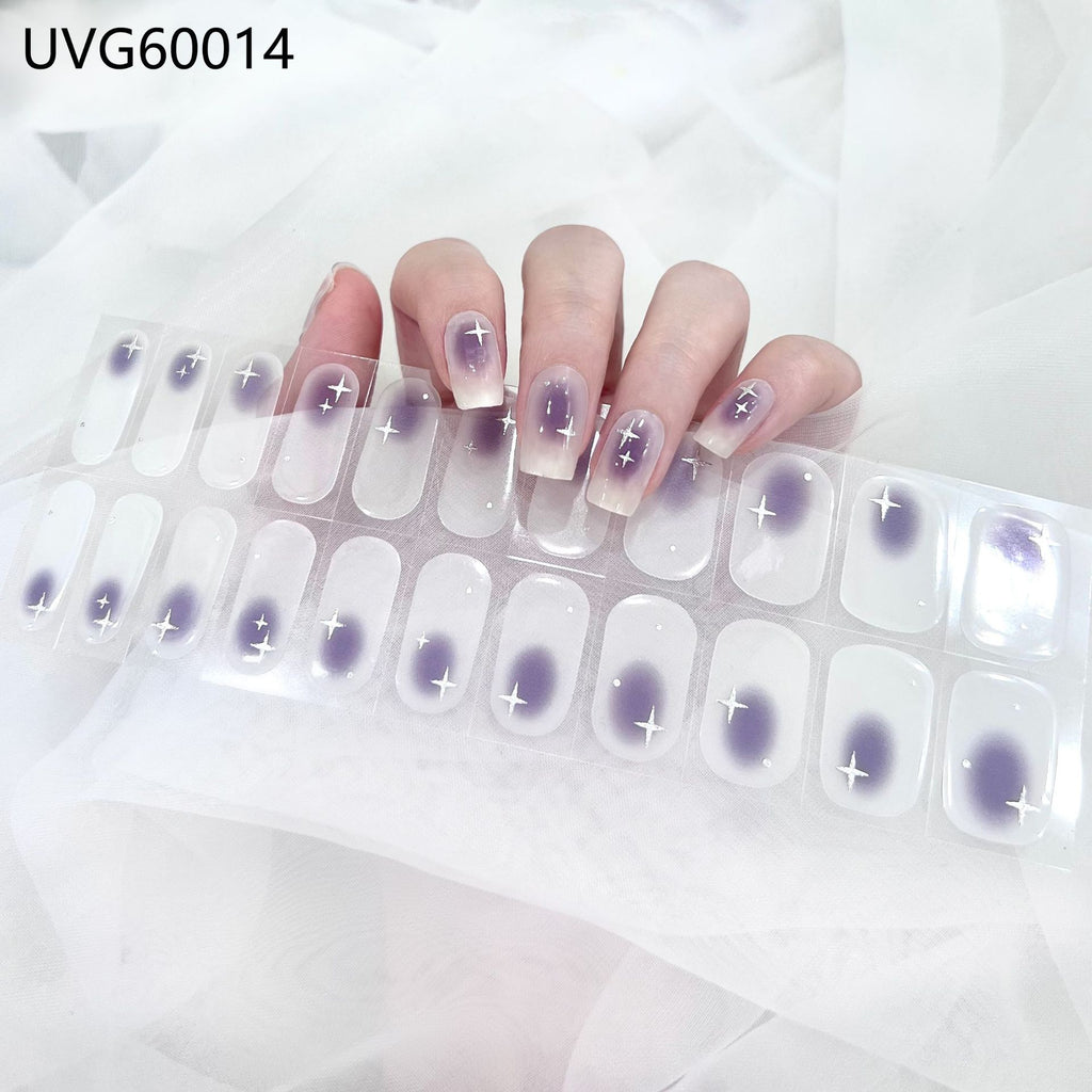UV Gel Nail Sticker Semi-cured Semi-baked UV Nail Beauty Patch