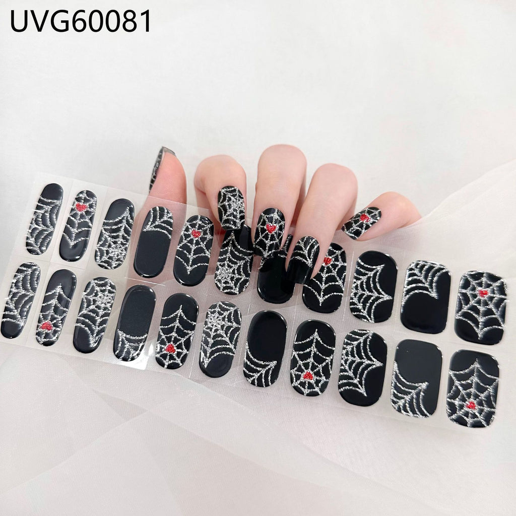 UV Gel Nail Sticker Semi-cured Semi-baked UV Nail Beauty Patch