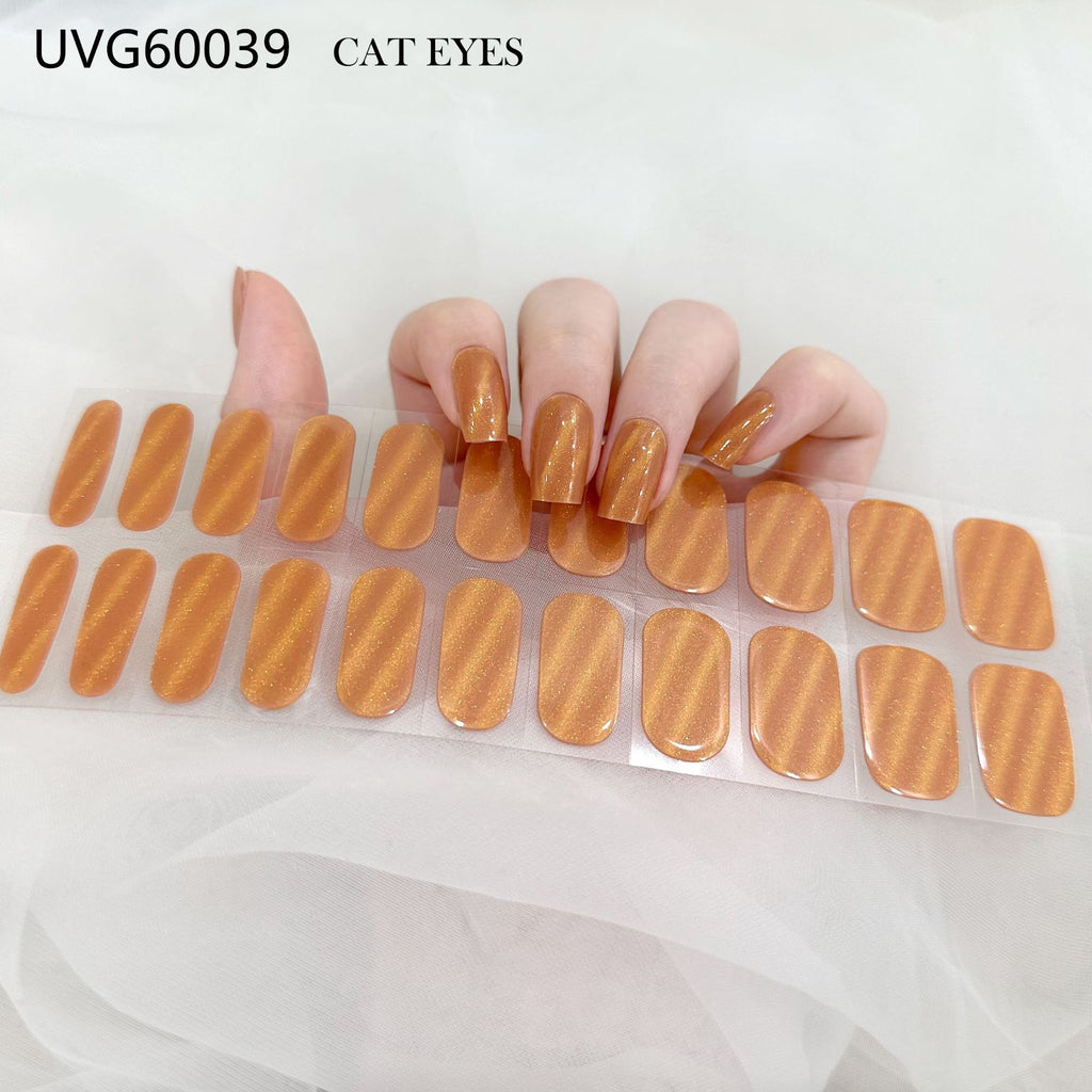 UV Gel Nail Sticker Semi-cured Semi-baked UV Nail Beauty Patch