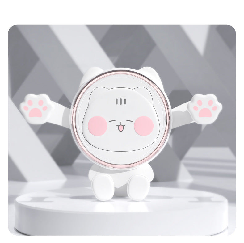 Car Bracket Car Navigation Cartoon Cute Women