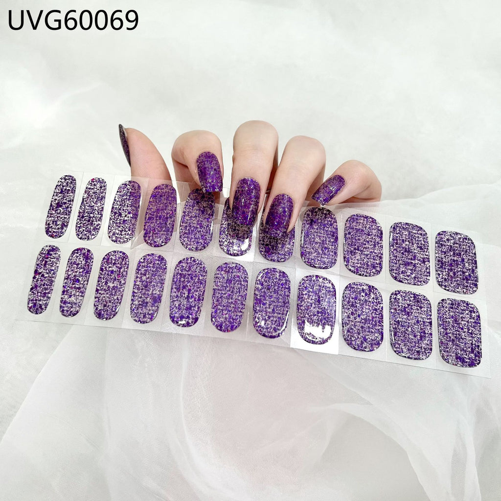 UV Gel Nail Sticker Semi-cured Semi-baked UV Nail Beauty Patch