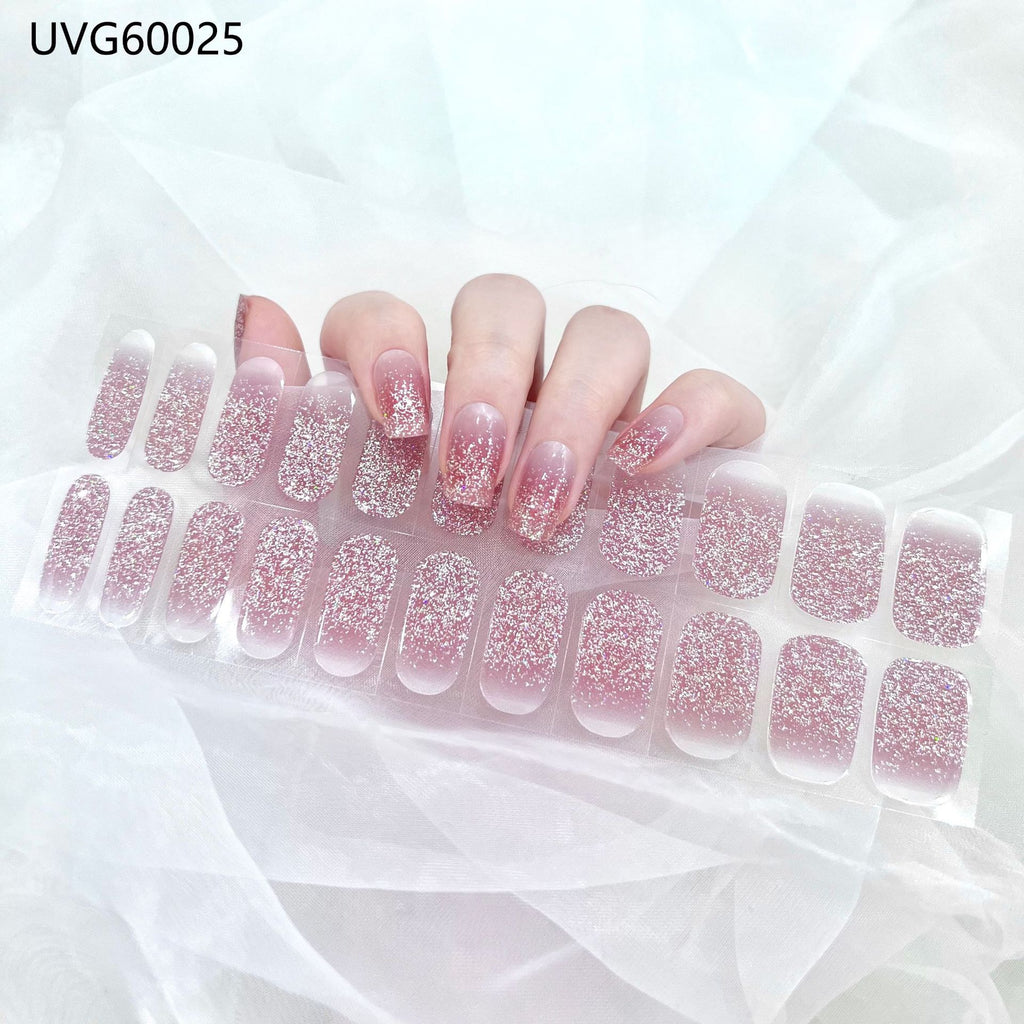 UV Gel Nail Sticker Semi-cured Semi-baked UV Nail Beauty Patch