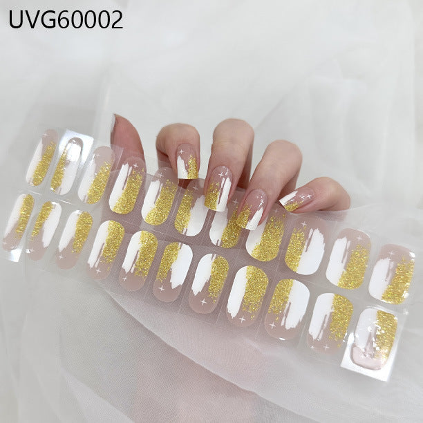 UV Gel Nail Sticker Semi-cured Semi-baked UV Nail Beauty Patch