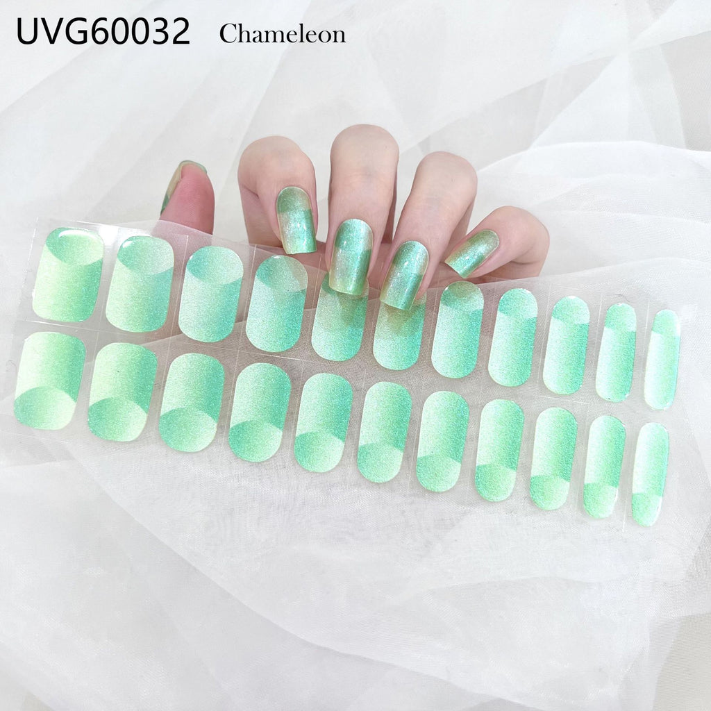 UV Gel Nail Sticker Semi-cured Semi-baked UV Nail Beauty Patch