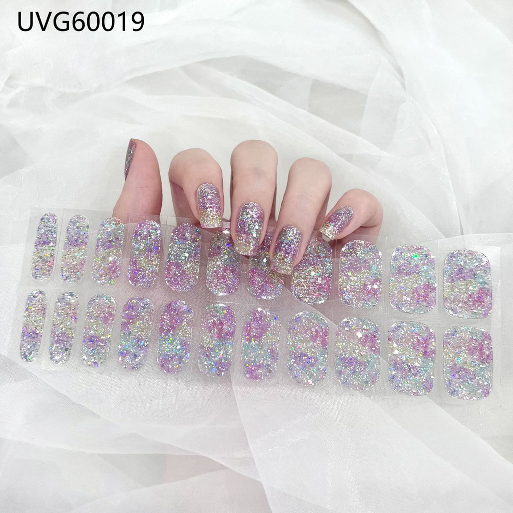 UV Gel Nail Sticker Semi-cured Semi-baked UV Nail Beauty Patch