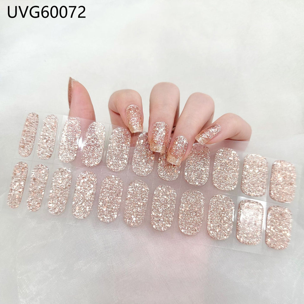 UV Gel Nail Sticker Semi-cured Semi-baked UV Nail Beauty Patch