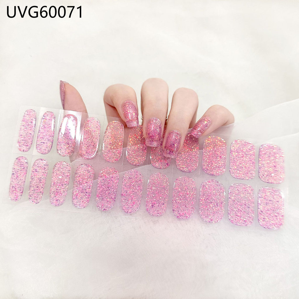 UV Gel Nail Sticker Semi-cured Semi-baked UV Nail Beauty Patch