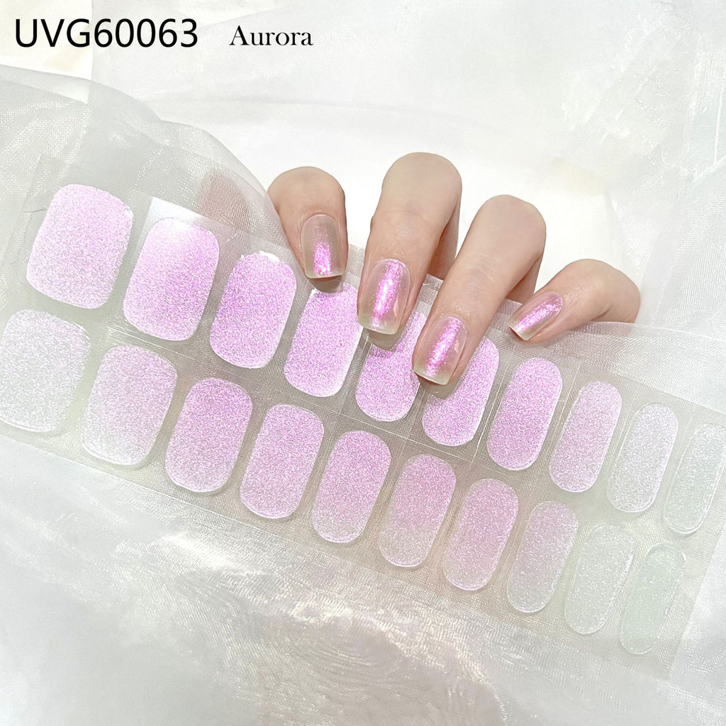 UV Gel Nail Sticker Semi-cured Semi-baked UV Nail Beauty Patch