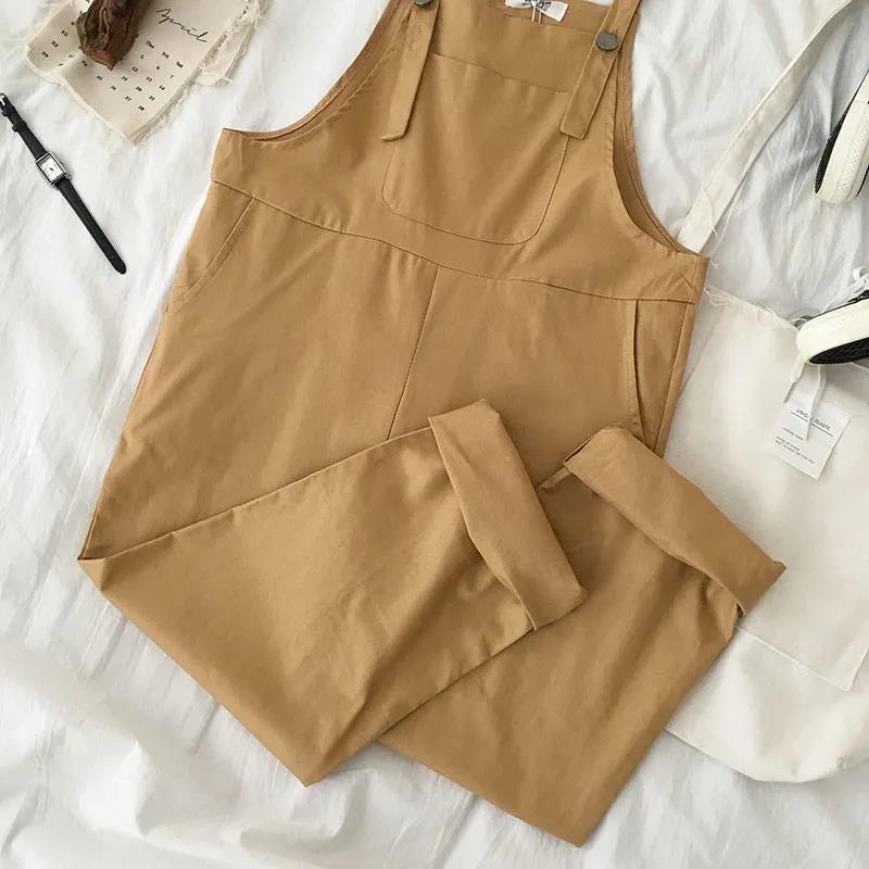 Summer Suspender Pants Korean-style Loose-fit Slimming For Female Students