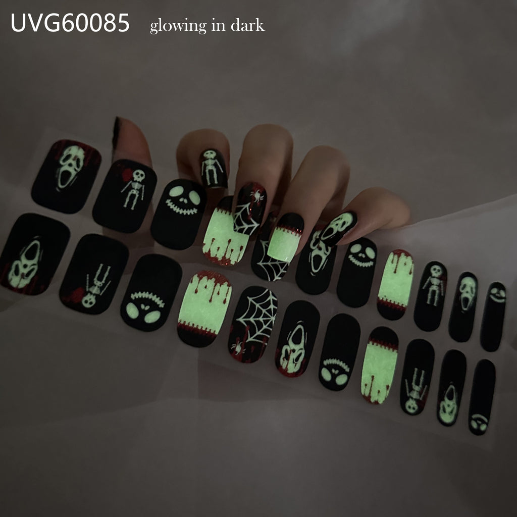 UV Gel Nail Sticker Semi-cured Semi-baked UV Nail Beauty Patch