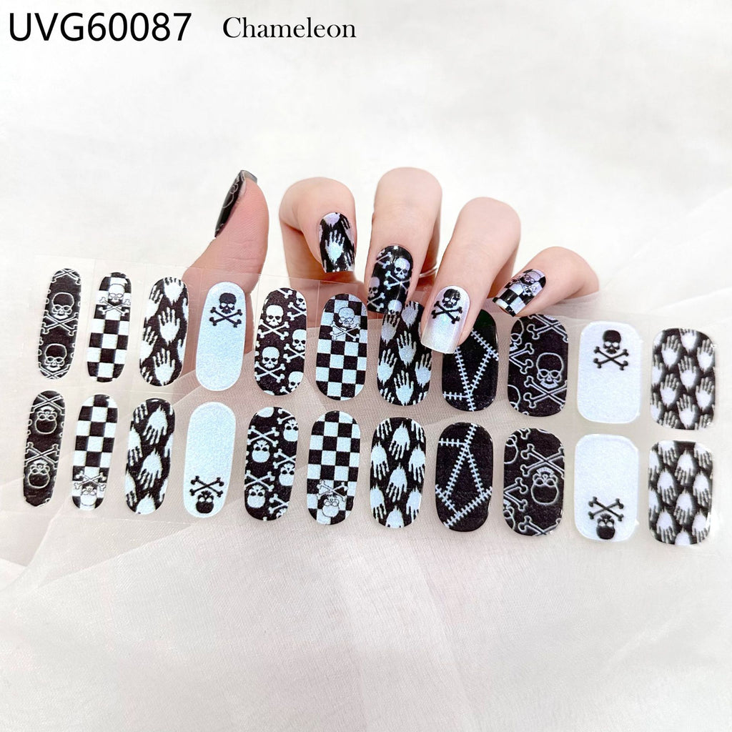 UV Gel Nail Sticker Semi-cured Semi-baked UV Nail Beauty Patch