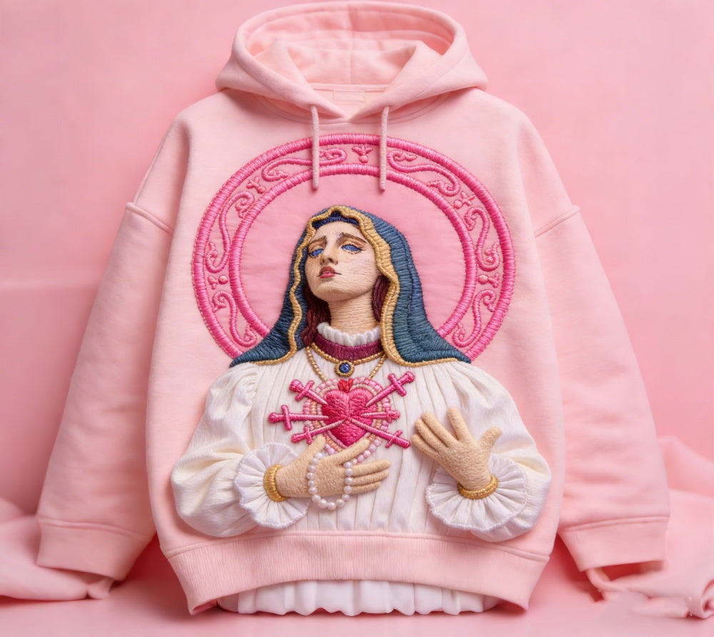 Fashionable Men's Loose-Fit Hooded Pullover Sweatshirt