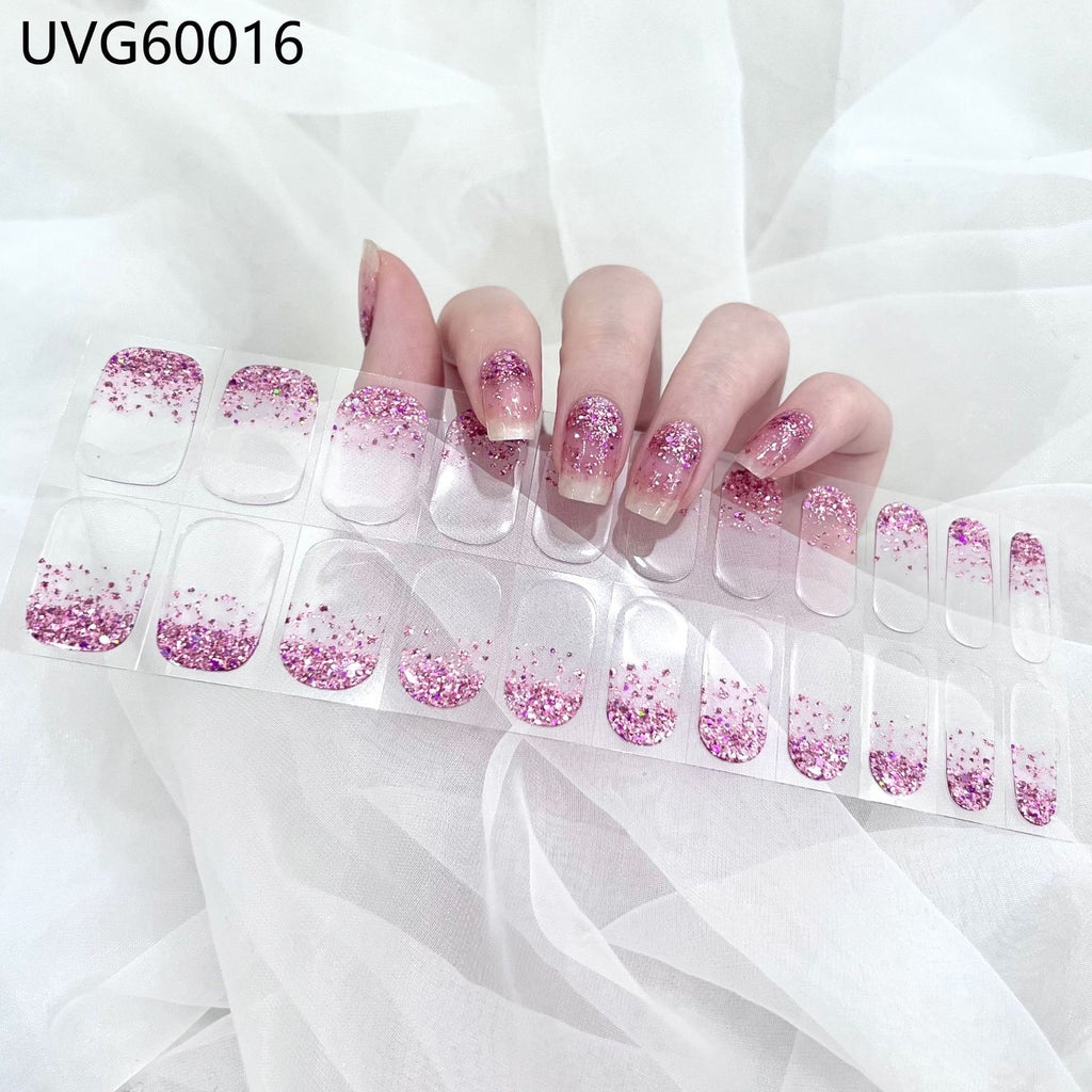 UV Gel Nail Sticker Semi-cured Semi-baked UV Nail Beauty Patch