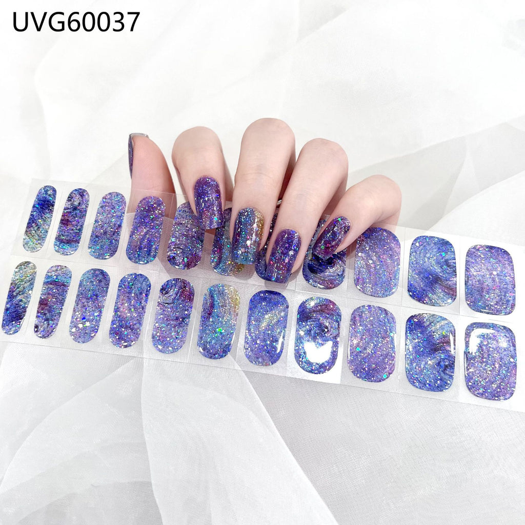 UV Gel Nail Sticker Semi-cured Semi-baked UV Nail Beauty Patch