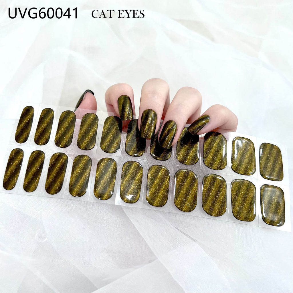 UV Gel Nail Sticker Semi-cured Semi-baked UV Nail Beauty Patch