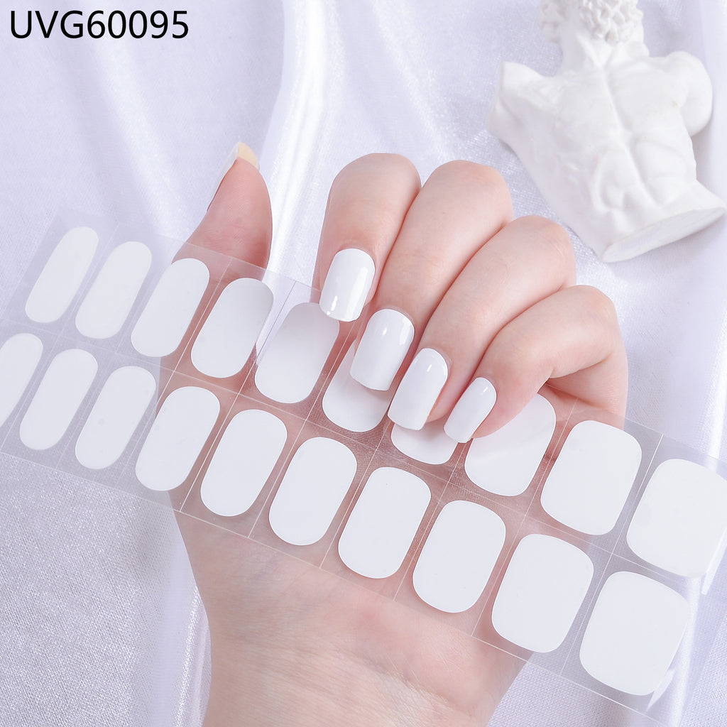 UV Gel Nail Sticker Semi-cured Semi-baked UV Nail Beauty Patch