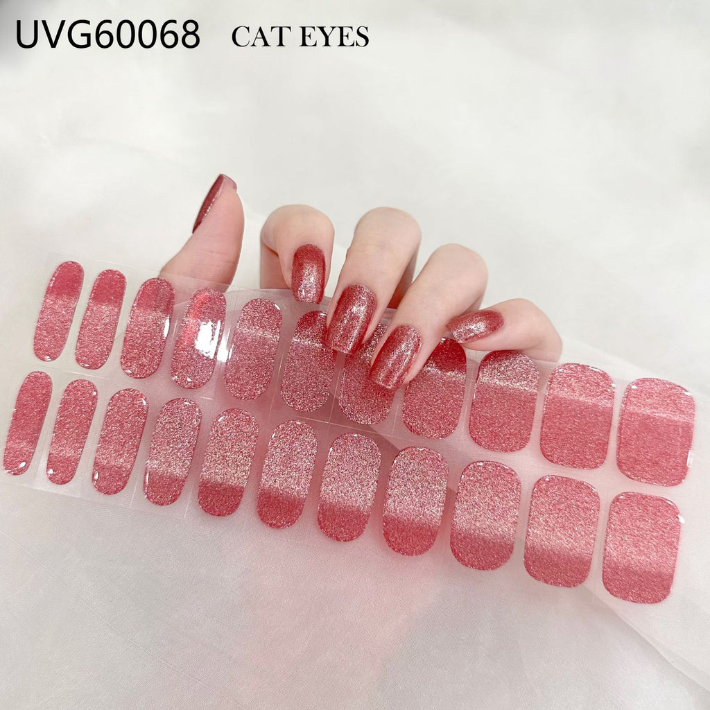 UV Gel Nail Sticker Semi-cured Semi-baked UV Nail Beauty Patch