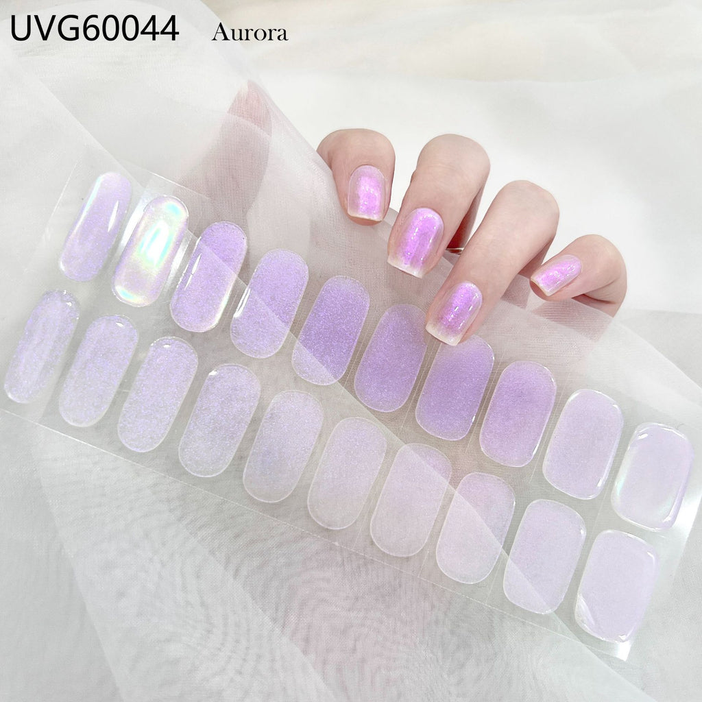 UV Gel Nail Sticker Semi-cured Semi-baked UV Nail Beauty Patch