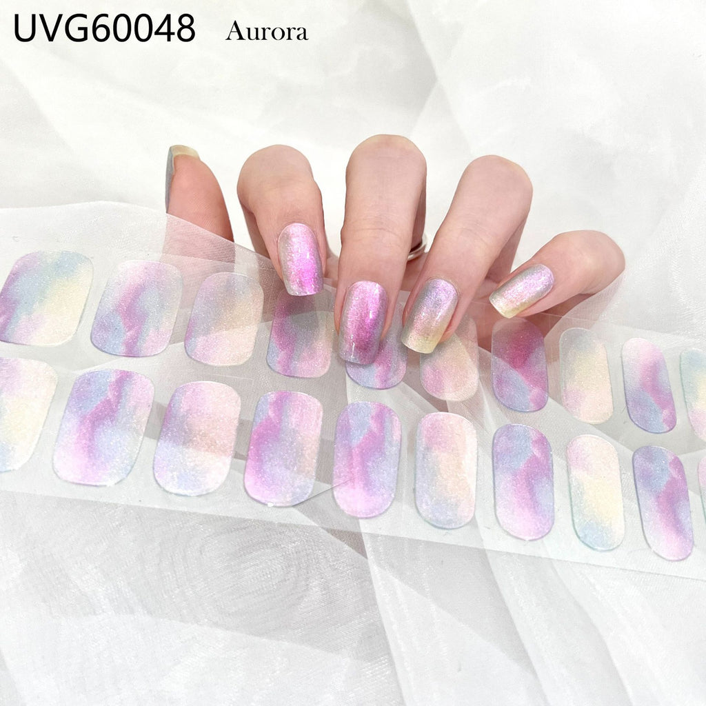 UV Gel Nail Sticker Semi-cured Semi-baked UV Nail Beauty Patch