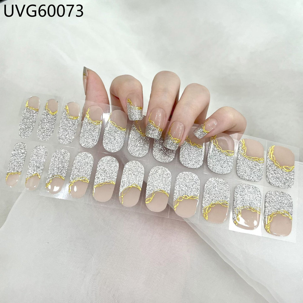 UV Gel Nail Sticker Semi-cured Semi-baked UV Nail Beauty Patch