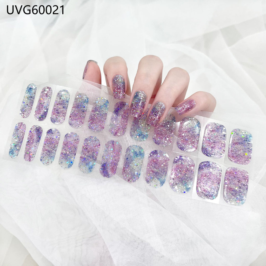 UV Gel Nail Sticker Semi-cured Semi-baked UV Nail Beauty Patch