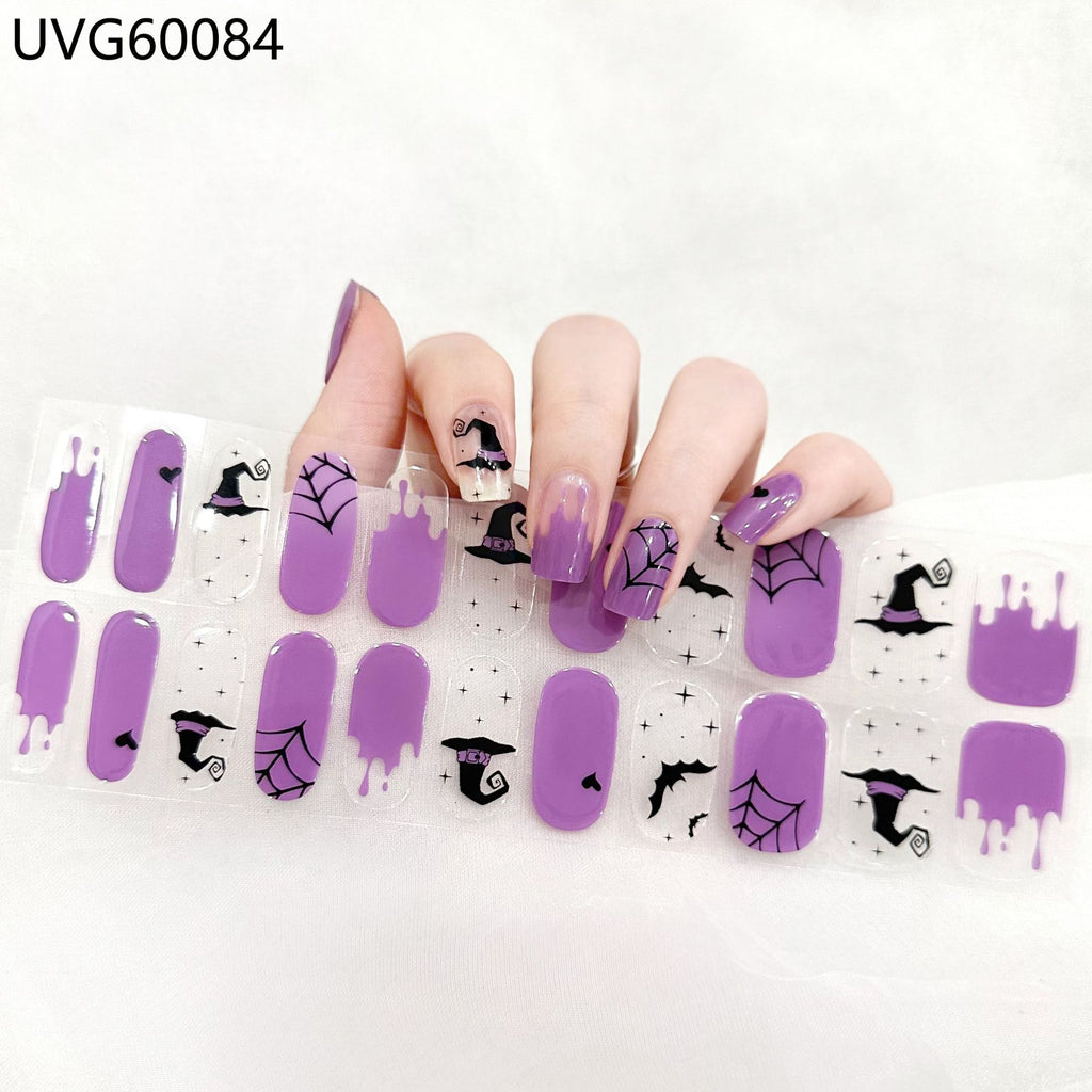 UV Gel Nail Sticker Semi-cured Semi-baked UV Nail Beauty Patch