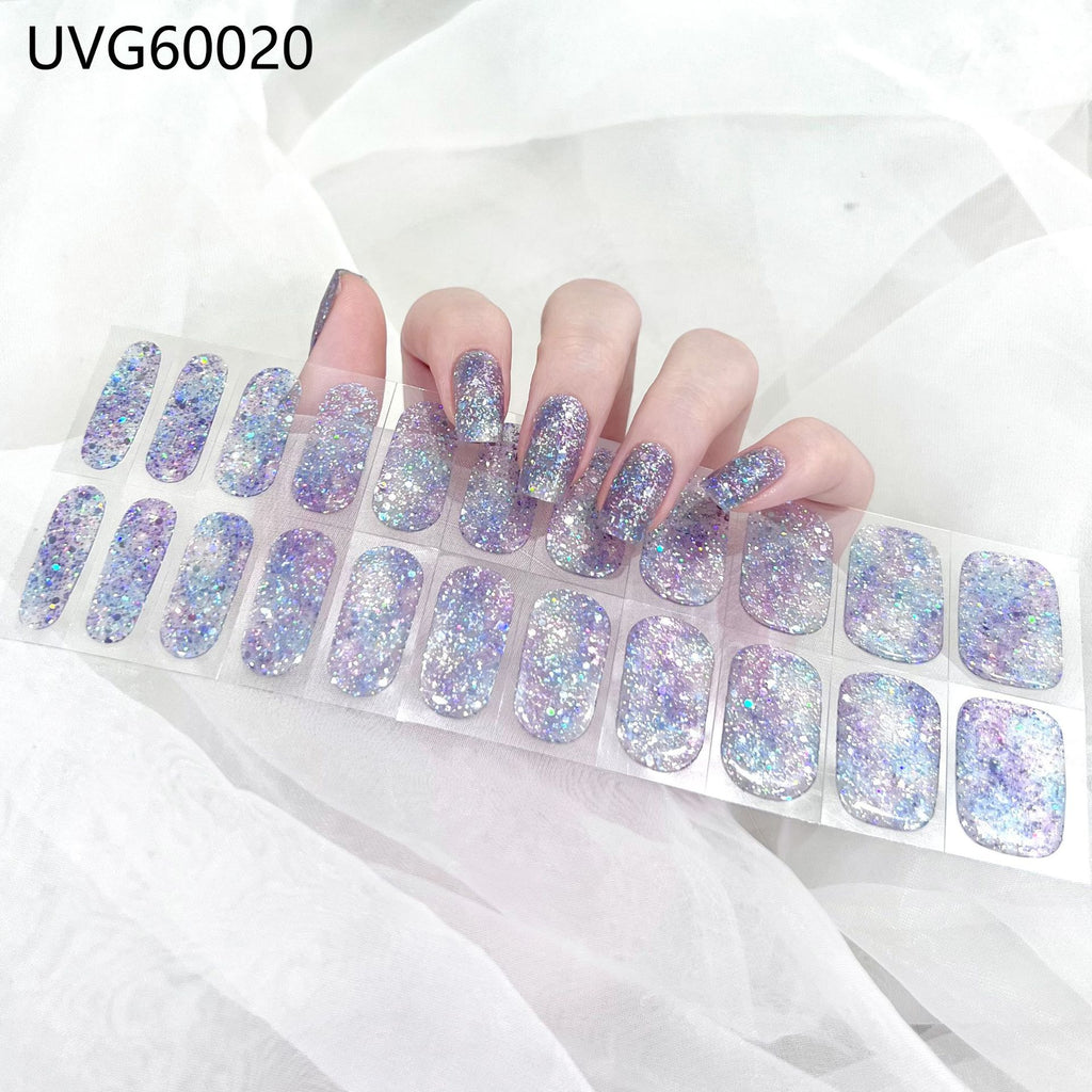 UV Gel Nail Sticker Semi-cured Semi-baked UV Nail Beauty Patch