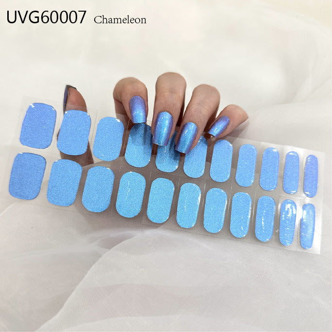 UV Gel Nail Sticker Semi-cured Semi-baked UV Nail Beauty Patch