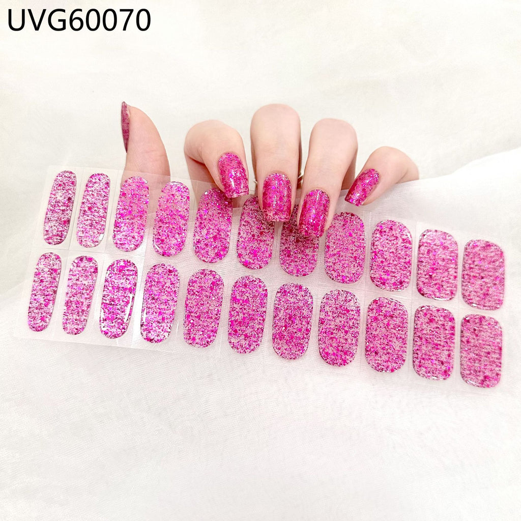 UV Gel Nail Sticker Semi-cured Semi-baked UV Nail Beauty Patch