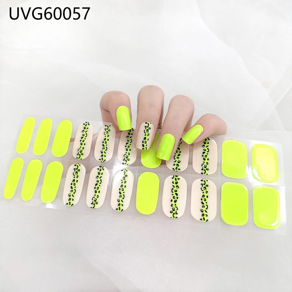 UV Gel Nail Sticker Semi-cured Semi-baked UV Nail Beauty Patch