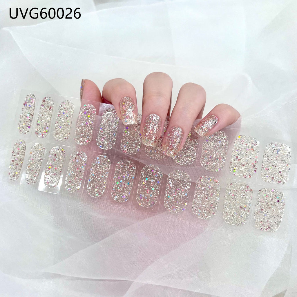 UV Gel Nail Sticker Semi-cured Semi-baked UV Nail Beauty Patch