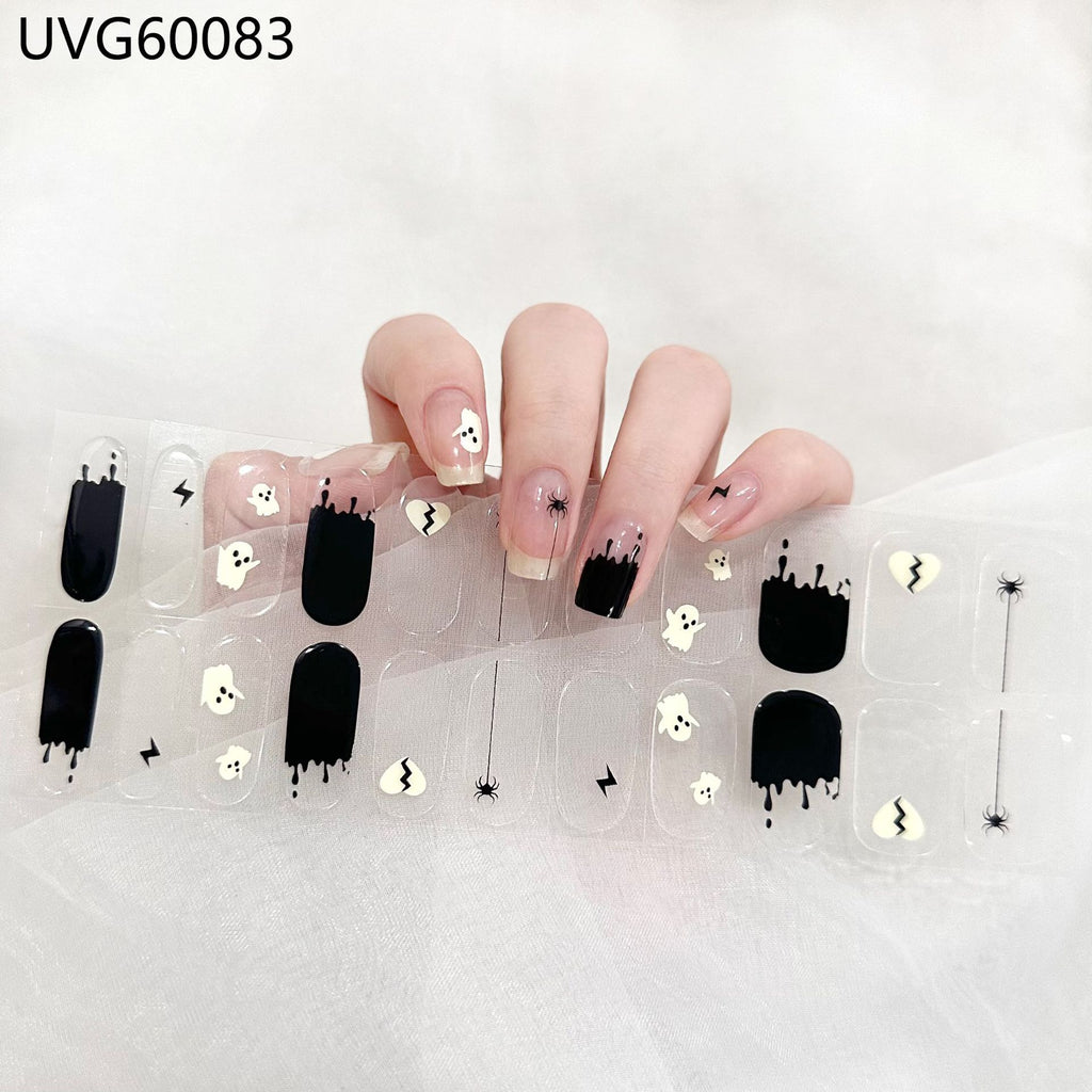 UV Gel Nail Sticker Semi-cured Semi-baked UV Nail Beauty Patch