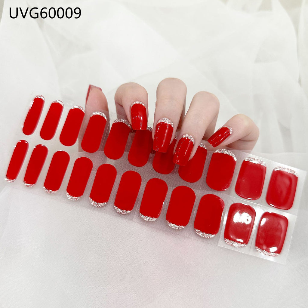 UV Gel Nail Sticker Semi-cured Semi-baked UV Nail Beauty Patch