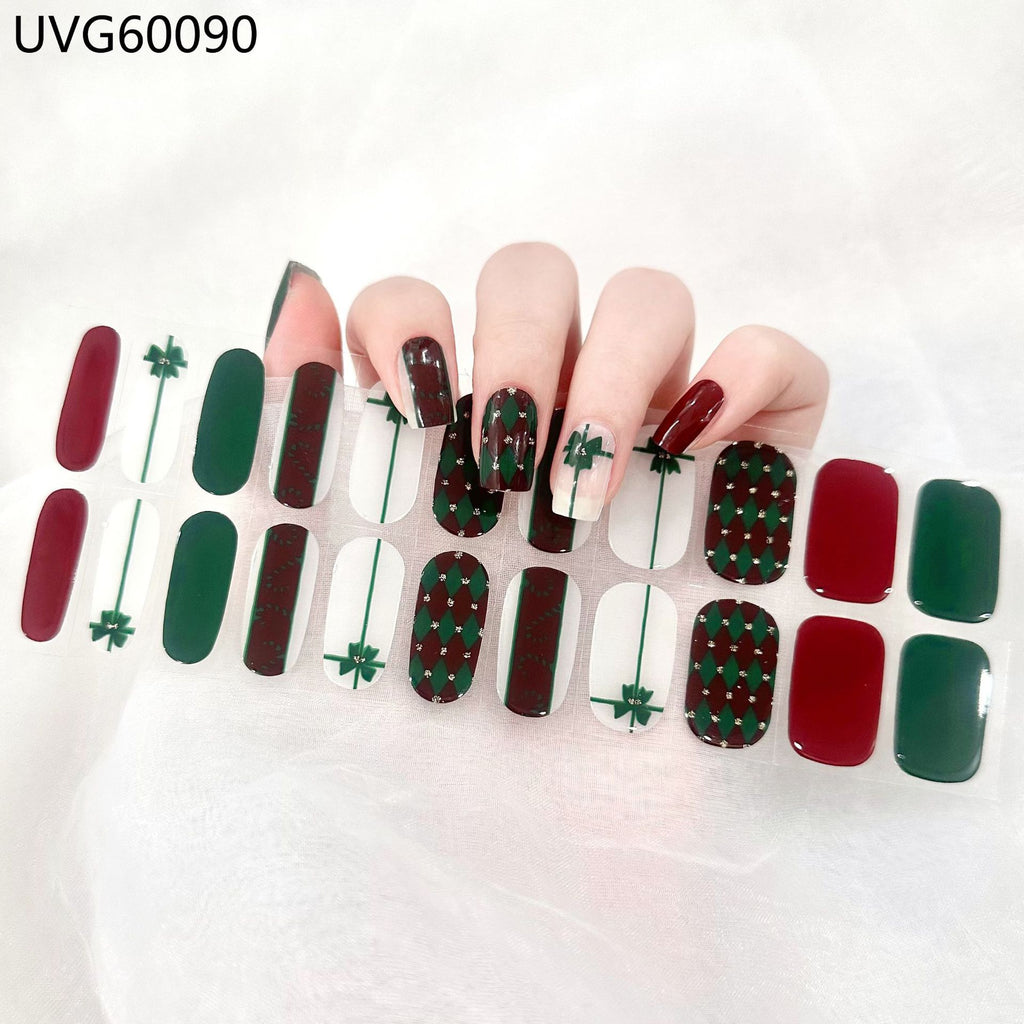 UV Gel Nail Sticker Semi-cured Semi-baked UV Nail Beauty Patch