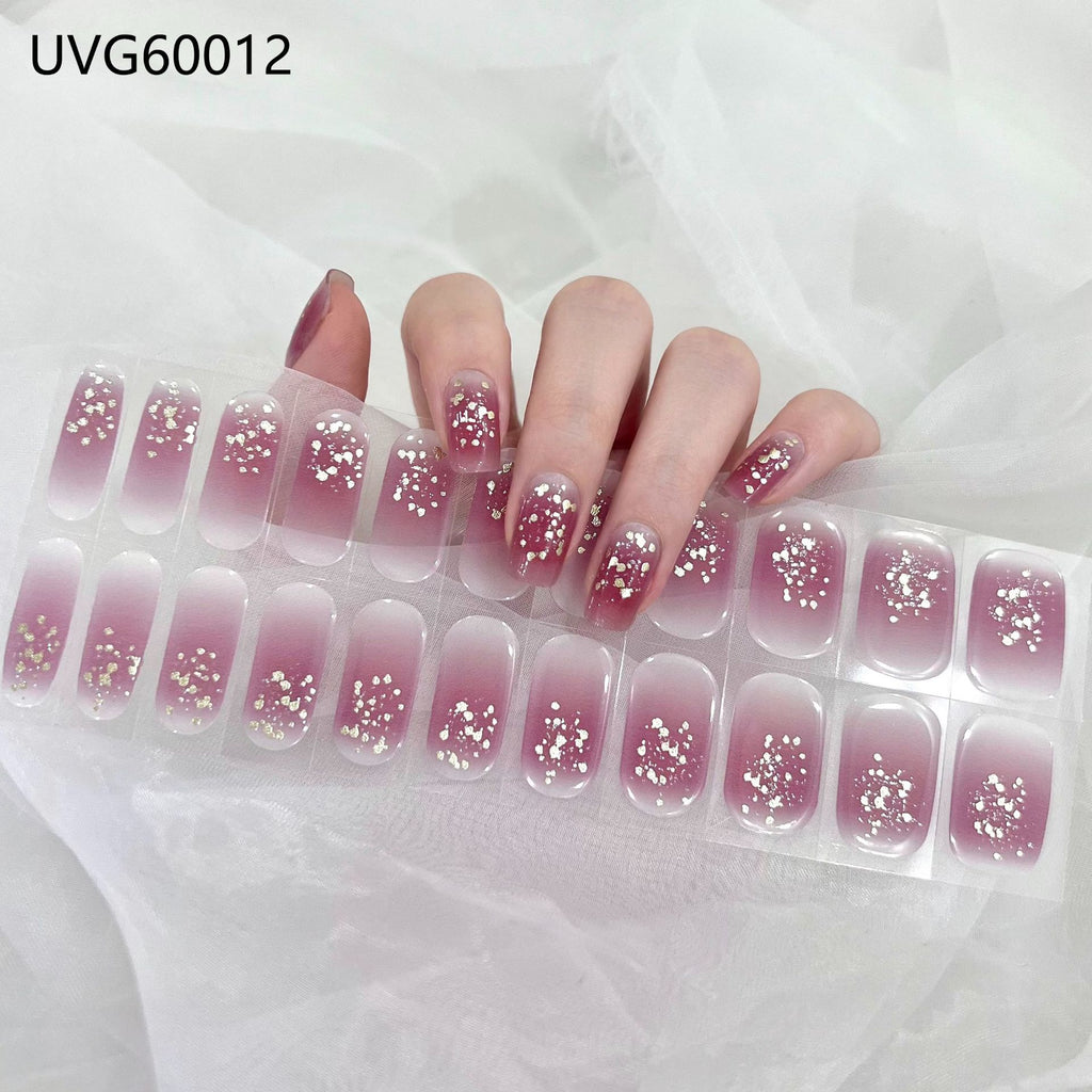 UV Gel Nail Sticker Semi-cured Semi-baked UV Nail Beauty Patch