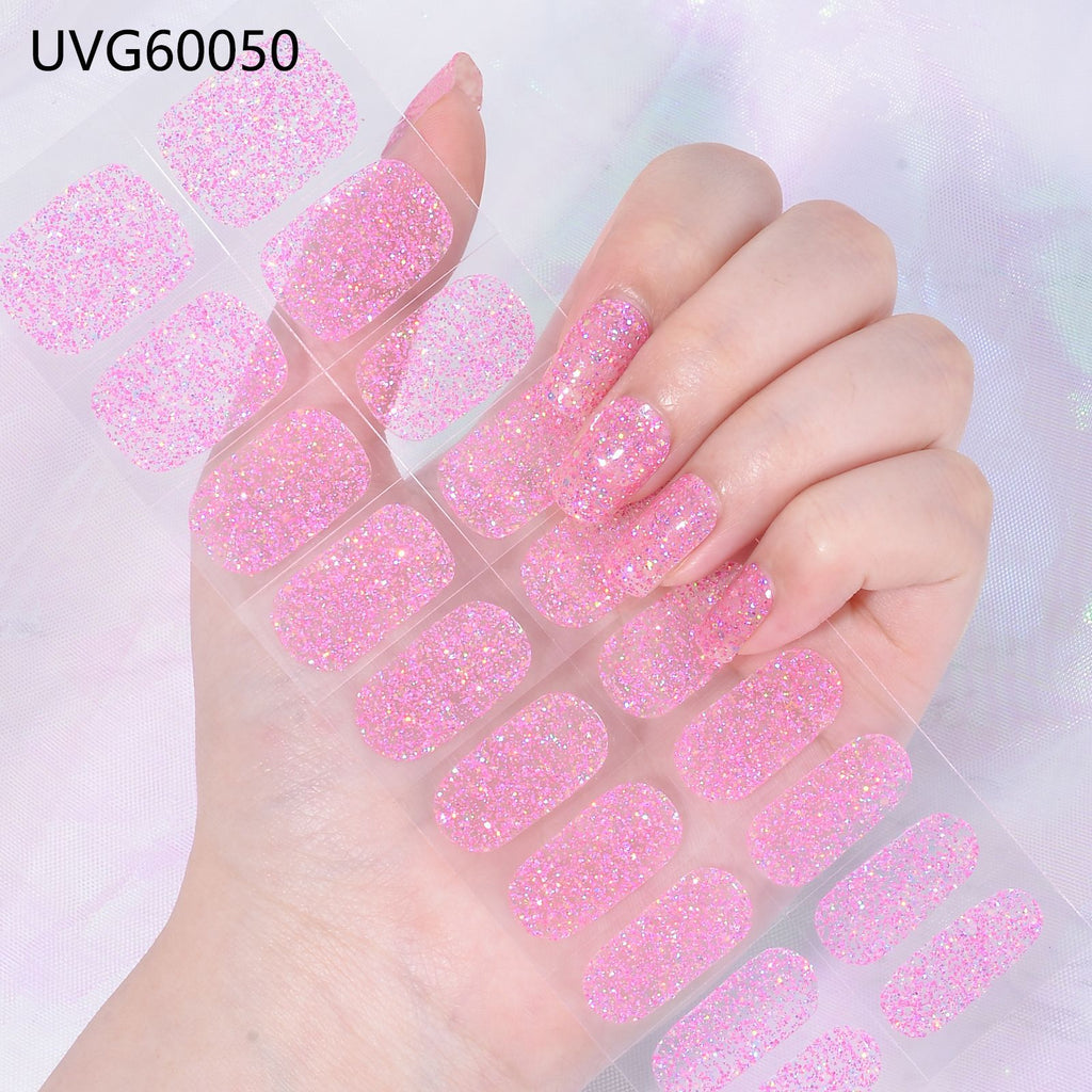 UV Gel Nail Sticker Semi-cured Semi-baked UV Nail Beauty Patch